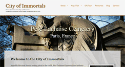 Desktop Screenshot of cityofimmortals.com